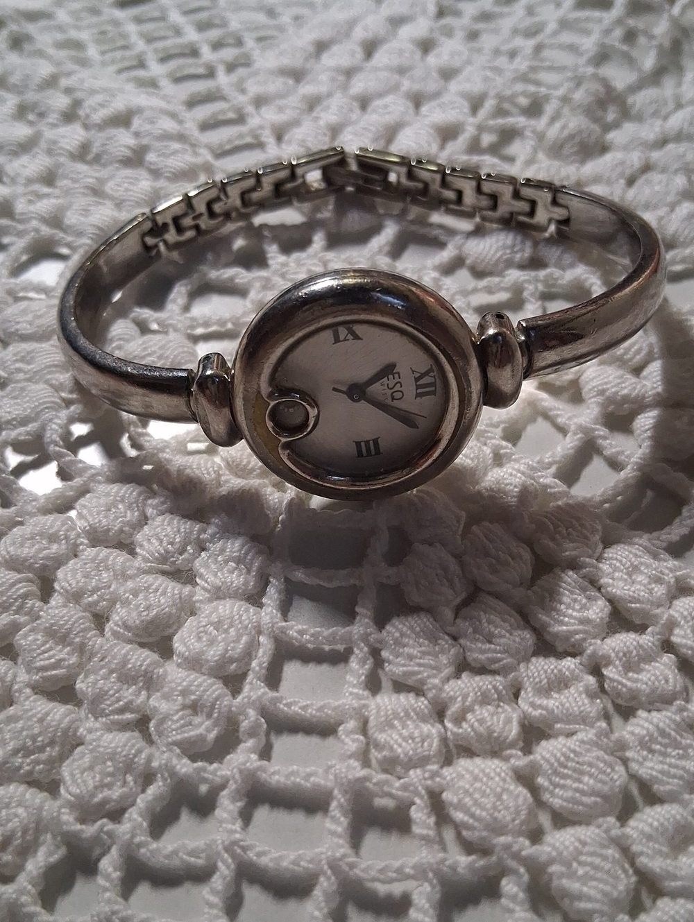 Esquire Swiss Women's Silver-Tone Bracelet Watch